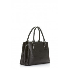 Geanta office medie din piele naturala