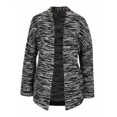 Cardigan Haily's crem cu negru