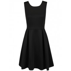 Rochie neagra cu fermoar