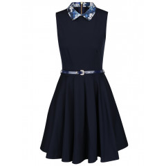 Rochie Closet cu guler cu model floral