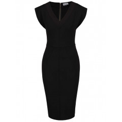 Rochie office cu decolteu in V