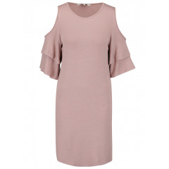 Rochie cu maneci scurte cu volane