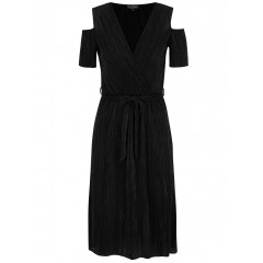 Rochie midi cu umerii goi