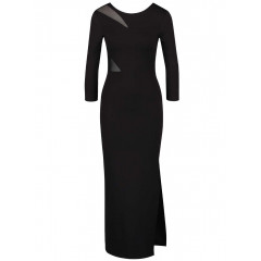 Rochie lunga cu detalii transparente