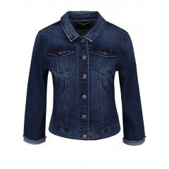 Geaca de blugi albastru inchis