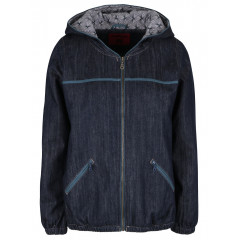 Jacheta de blugi cu gluga