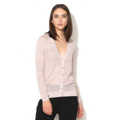 Cardigan din amestec de matase