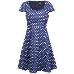 Rochie midi cu buline