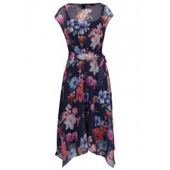 Rochie vaporoasa cu imprimeu floral