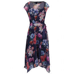 Rochie vaporoasa cu imprimeu floral