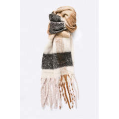 Fular in carouri ONLY calduros si pufos cu franjuri