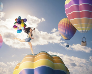 Zborul cu un balon cu aer cald