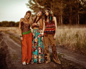In era hippie.