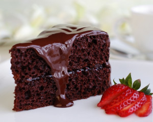 Un tort siropos cu ciocolata senzuala. 