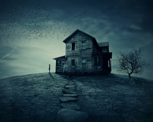 Catre casa intunecata.