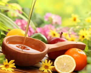 Miere si fructe