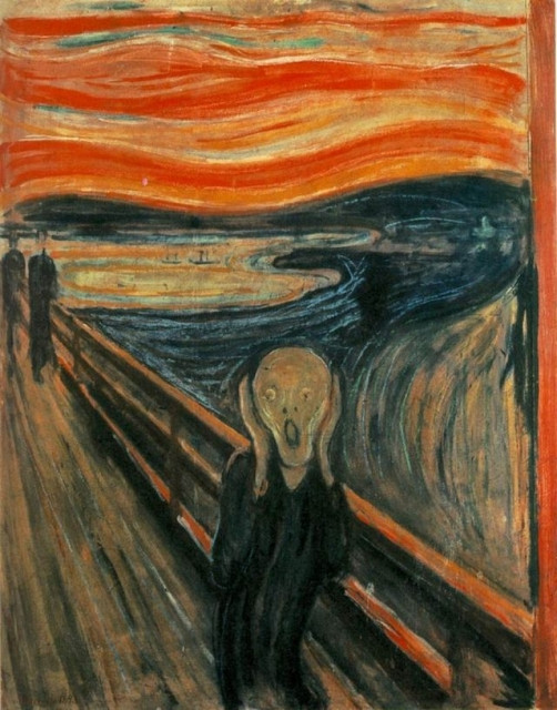 Edvard Munch este autorul acestui tablou intitulat...