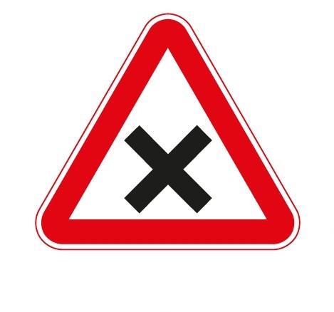 Intalnesti acest semn. Ce obligatie ai la urmatoarea intersectie?