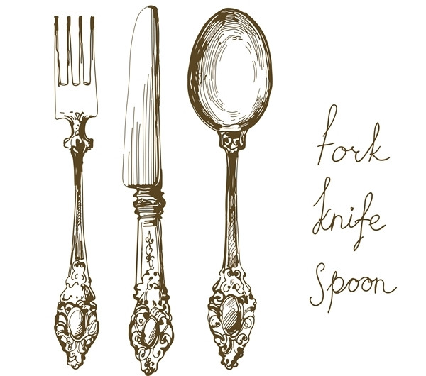 Locul furculitei este intotdeauna in dreapta. 