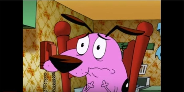 Pe catelul lui Muriel si al lui Eustace il cheama...