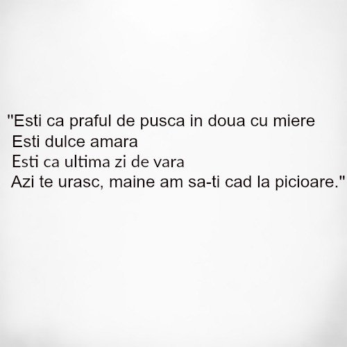 Cui apartin aceste versuri?