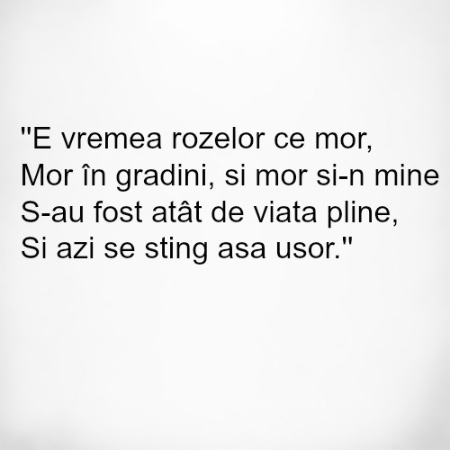 Cui apartin aceste versuri?