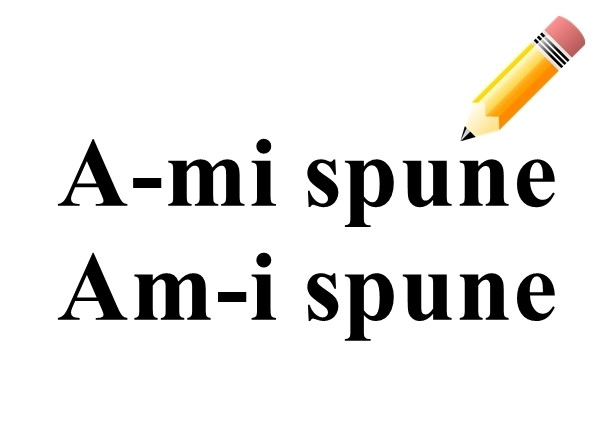 Cum se scrie corect?