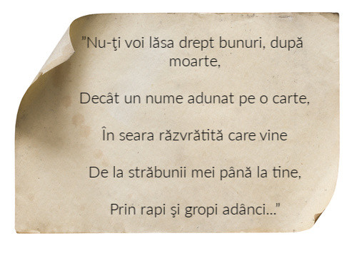 Din ce poezie sunt citate aceste versuri?