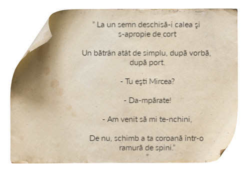 Din ce poezie sunt citate aceste versuri?