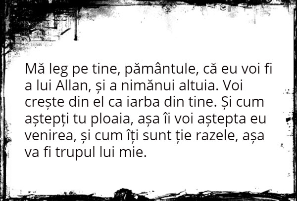 Ce personaj din Maitrey spune aceste cuvinte?