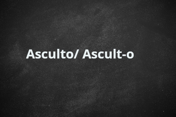 Ascult-o sau asculto?