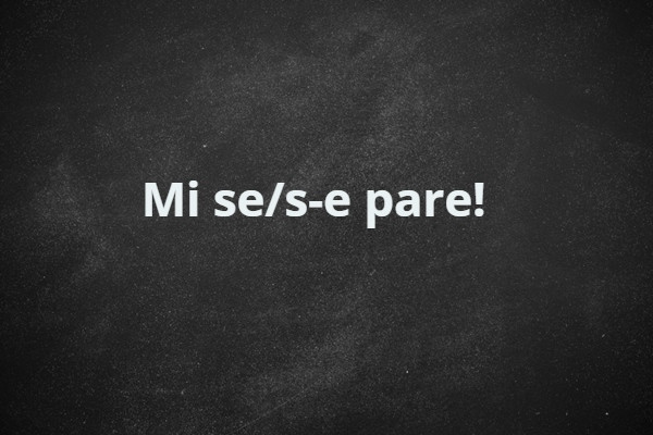 Se sau s-e?