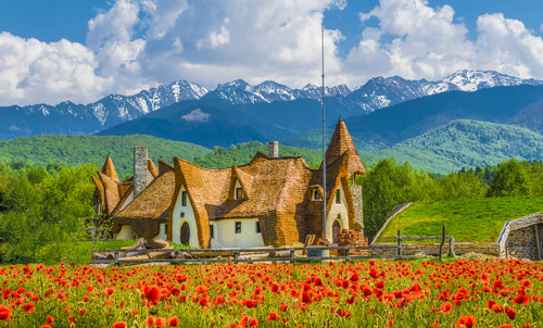 Ce castel este prezentat in imaginea de mai sus?
