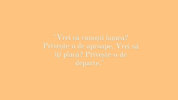 Cine este autorul acestui citat?