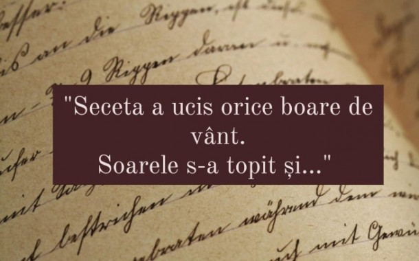 Care este continuarea acestor versuri?