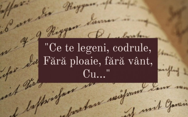 Care este continuarea acestor versuri?