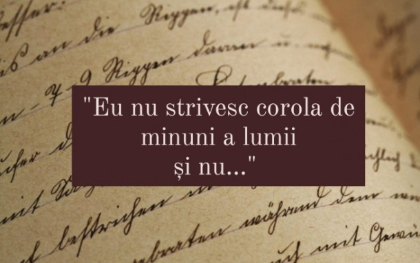 Care este continuarea acestor versuri?