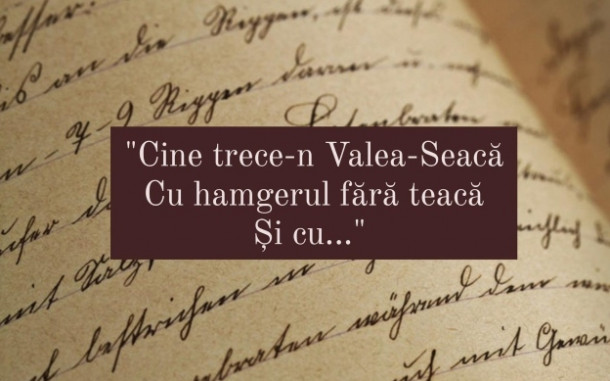 Care este continuarea acestor versuri?
