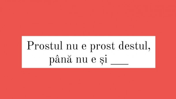 Care este cuvantul lipsa?