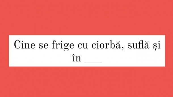 Care este cuvantul lipsa?