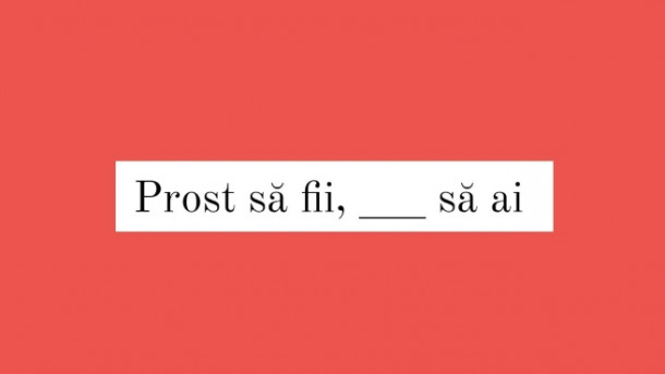 Care este cuvantul lipsa?