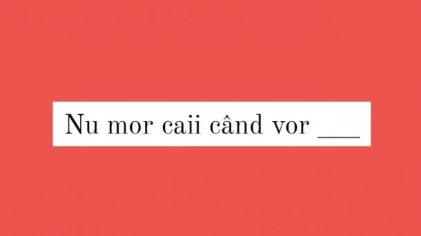 Care este cuvantul lipsa?