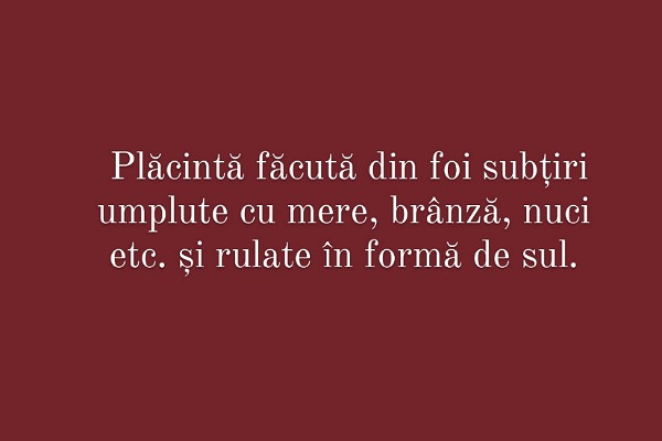 Carui cuvant i se potriveste aceasta definitie?