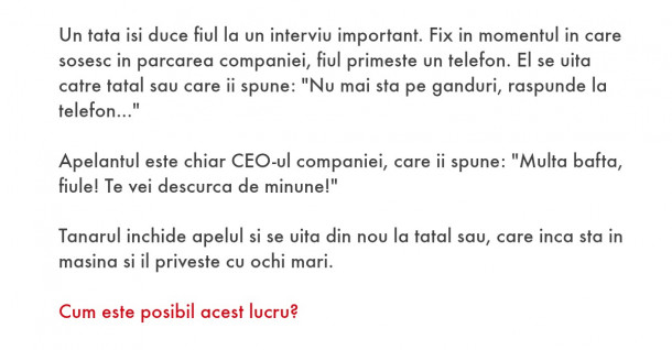 Cum este posibil?