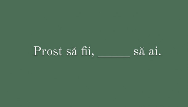 Ce cuvant lipseste?