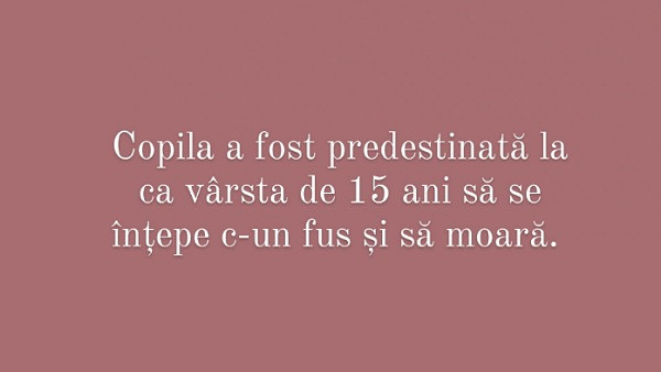 Alege titlul povestii despre care consideri ca e vorba!