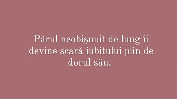 Alege titlul povestii despre care consideri ca e vorba!