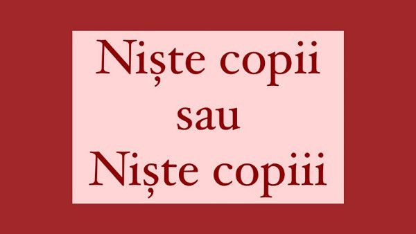 Alege vorba scrisa corect gramatical!