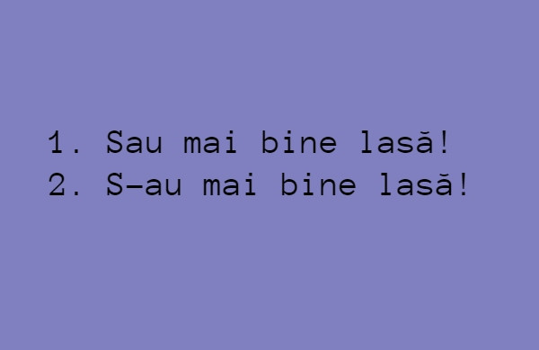 Cum se scrie corect?