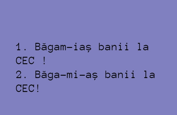 Bagam-i-as sau baga-mi-as?
